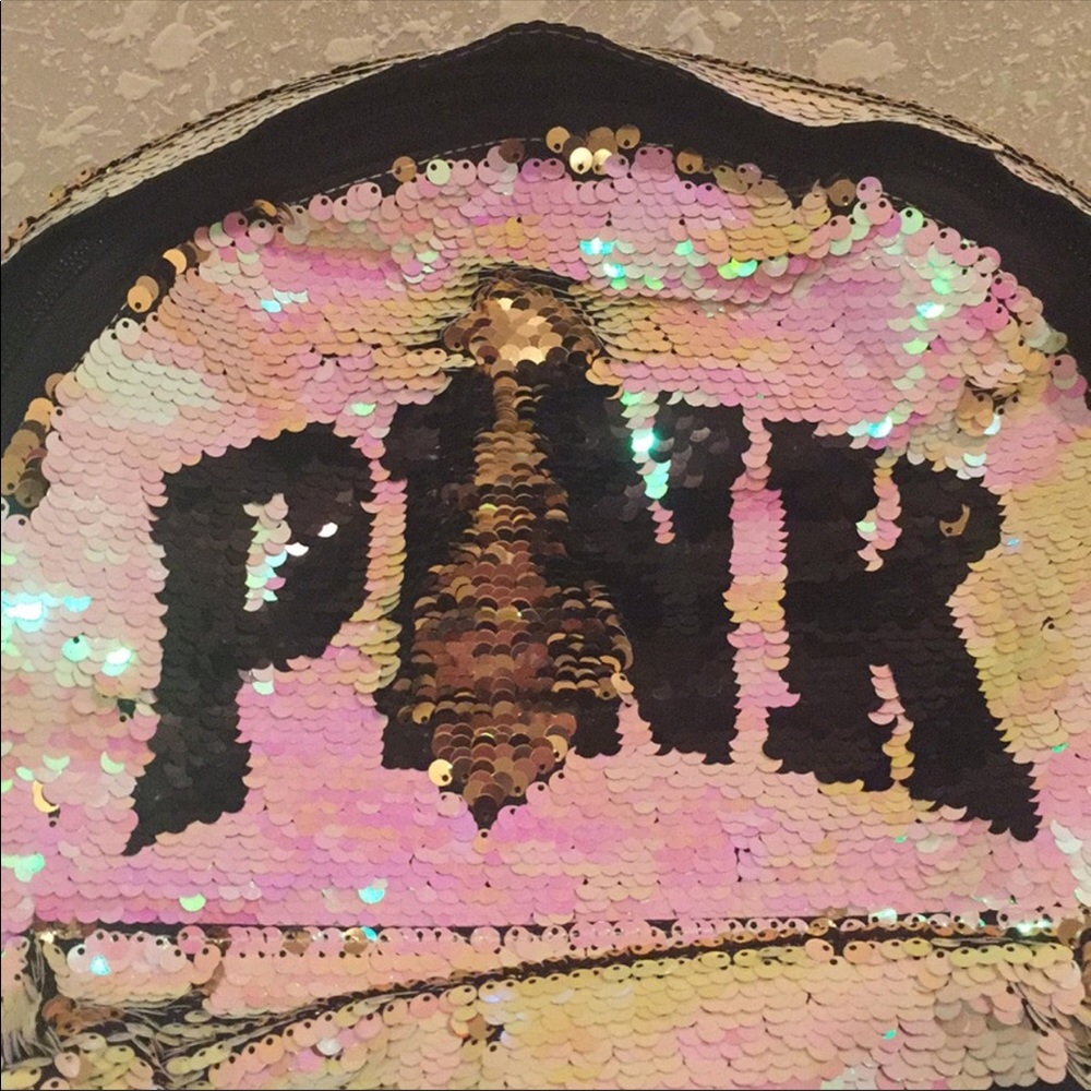 VS Pink bling sequin backpack and more! - Picture 2 of 8